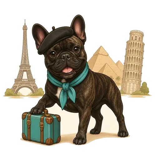 Viajar con un Frenchie